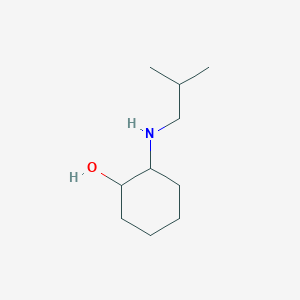 2-[(2-Methylpropyl)amino]cyclohexan-1-ol