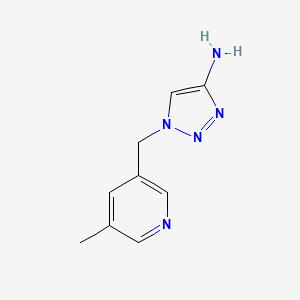 1-[(5-Methylpyridin-3-yl)methyl]-1H-1,2,3-triazol-4-amine