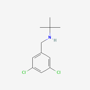 molecular formula C11H15Cl2N B13253003 Tert-butyl[(3,5-dichlorophenyl)methyl]amine 