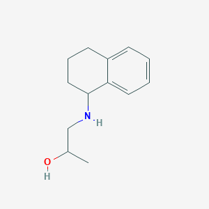 1-[(1,2,3,4-Tetrahydronaphthalen-1-yl)amino]propan-2-ol