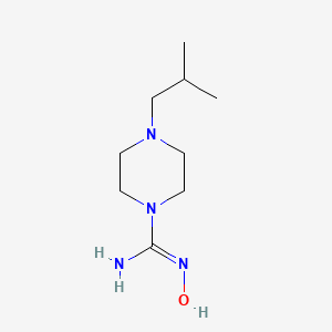 N'-hydroxy-4-(2-methylpropyl)piperazine-1-carboximidamide