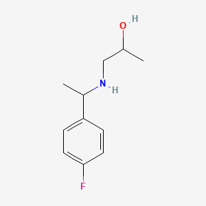 1-{[1-(4-Fluorophenyl)ethyl]amino}propan-2-ol