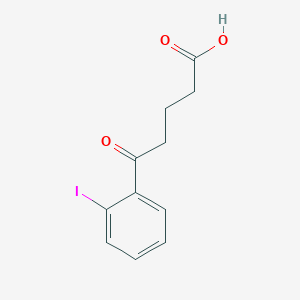 B1325314 5-(2-Iodophenyl)-5-oxovaleric acid CAS No. 898767-52-7