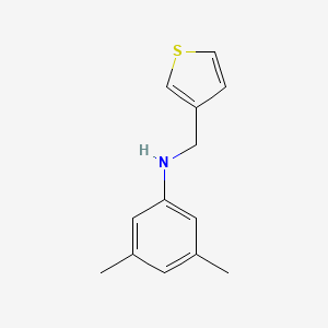 3,5-dimethyl-N-(thiophen-3-ylmethyl)aniline