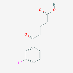 molecular formula C11H11IO3 B1325317 5-(3-Iodophenyl)-5-oxovaleric acid CAS No. 898790-83-5