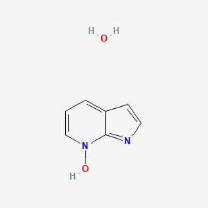 1H-Pyrrolo[2,3-B]pyridin-7-ium-7-olate hydrate