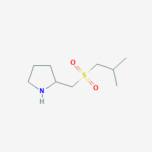 2-[(2-Methylpropanesulfonyl)methyl]pyrrolidine