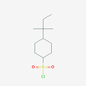 4-(2-Methylbutan-2-yl)cyclohexane-1-sulfonyl chloride