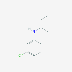 molecular formula C10H14ClN B13253313 N-(butan-2-yl)-3-chloroaniline 