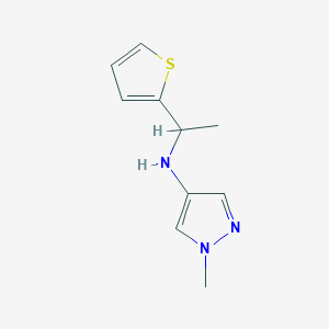 1-methyl-N-[1-(thiophen-2-yl)ethyl]-1H-pyrazol-4-amine