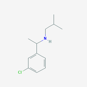 [1-(3-Chlorophenyl)ethyl](2-methylpropyl)amine