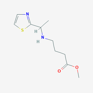 Methyl 4-((1-(thiazol-2-yl)ethyl)amino)butanoate