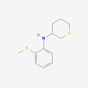 N-[2-(Methylsulfanyl)phenyl]thian-3-amine