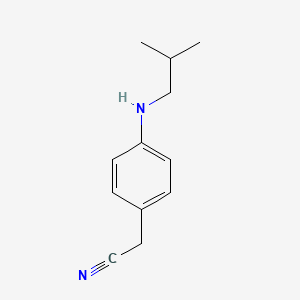 2-{4-[(2-Methylpropyl)amino]phenyl}acetonitrile