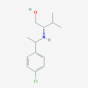 (2S)-2-{[1-(4-chlorophenyl)ethyl]amino}-3-methylbutan-1-ol