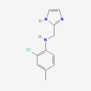 2-chloro-N-(1H-imidazol-2-ylmethyl)-4-methylaniline