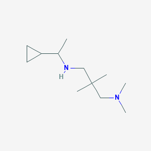 (1-Cyclopropylethyl)[3-(dimethylamino)-2,2-dimethylpropyl]amine