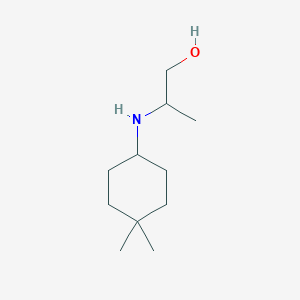 2-[(4,4-Dimethylcyclohexyl)amino]propan-1-ol