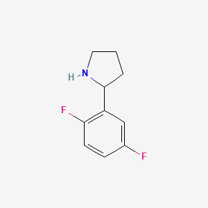 molecular formula C10H11F2N B1325361 2-(2,5-Difluorophenyl)Pyrrolidine CAS No. 886503-15-7
