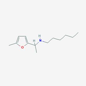 Hexyl[1-(5-methylfuran-2-yl)ethyl]amine