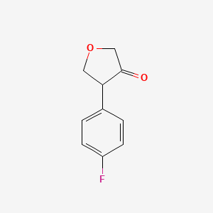 4-(4-Fluorophenyl)oxolan-3-one