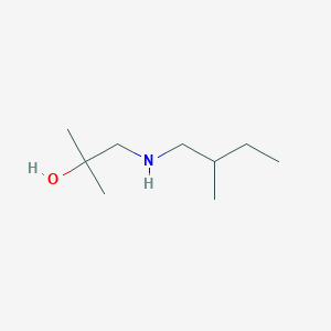 2-Methyl-1-[(2-methylbutyl)amino]propan-2-ol