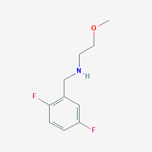 molecular formula C10H13F2NO B13253688 [(2,5-Difluorophenyl)methyl](2-methoxyethyl)amine 