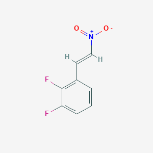 molecular formula C8H5F2NO2 B1325370 1,2-difluoro-3-[(E)-2-nitrovinyl]benzene CAS No. 934625-92-0