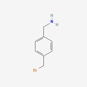 molecular formula C8H10BrN B1325371 (4-(溴甲基)苯基)甲胺 CAS No. 769057-30-9