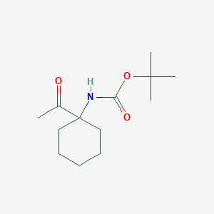 tert-Butyl N-(1-acetylcyclohexyl)carbamate