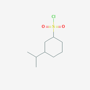 3-(Propan-2-yl)cyclohexane-1-sulfonyl chloride