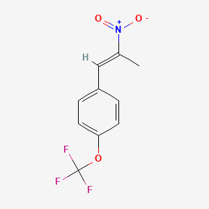 molecular formula C10H8F3NO3 B1325374 1-(2-硝基丙-1-烯-1-基)-4-(三氟甲氧基)苯 CAS No. 933673-27-9