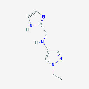 1-ethyl-N-(1H-imidazol-2-ylmethyl)-1H-pyrazol-4-amine