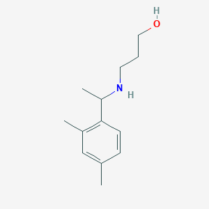 3-{[1-(2,4-Dimethylphenyl)ethyl]amino}propan-1-ol