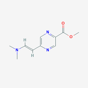 Methyl 5-[2-(dimethylamino)ethenyl]pyrazine-2-carboxylate