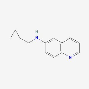 molecular formula C13H14N2 B13253820 N-(cyclopropylmethyl)quinolin-6-amine 