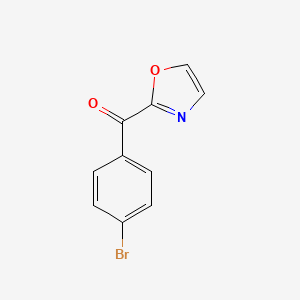 molecular formula C10H6BrNO2 B1325383 2-(4-溴苯甲酰)恶唑 CAS No. 698355-80-5