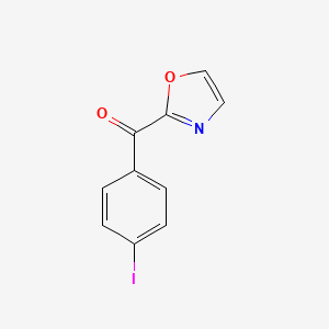 molecular formula C10H6INO2 B1325386 2-(4-Iodobenzoyl)oxazole CAS No. 898759-87-0