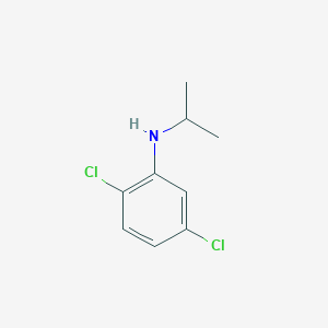 molecular formula C9H11Cl2N B13253864 2,5-dichloro-N-(propan-2-yl)aniline 