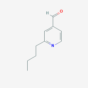 molecular formula C10H13NO B13253869 2-Butylpyridine-4-carbaldehyde 