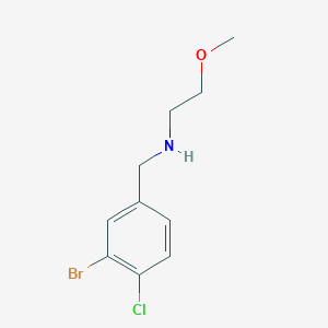 [(3-Bromo-4-chlorophenyl)methyl](2-methoxyethyl)amine