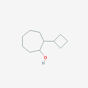 2-Cyclobutylcycloheptan-1-ol