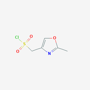 (2-Methyl-1,3-oxazol-4-yl)methanesulfonyl chloride