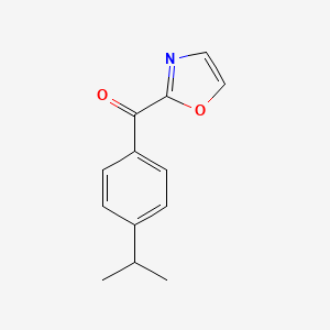 B1325390 2-(4-Isopropylbenzoyl)oxazole CAS No. 898759-99-4