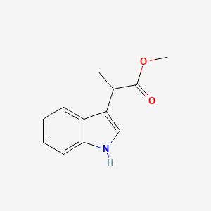 molecular formula C12H13NO2 B13253922 methyl 2-(1H-indol-3-yl)propanoate 