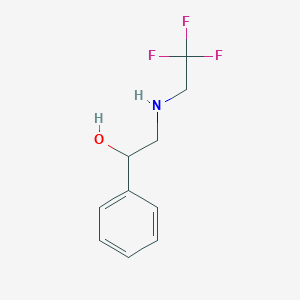 1-Phenyl-2-[(2,2,2-trifluoroethyl)amino]ethan-1-ol