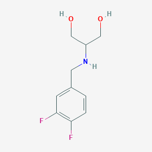 2-{[(3,4-Difluorophenyl)methyl]amino}propane-1,3-diol