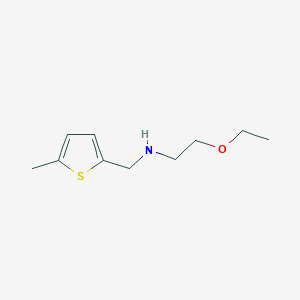 (2-Ethoxyethyl)[(5-methylthiophen-2-yl)methyl]amine