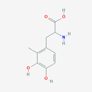 molecular formula C10H13NO4 B13254094 2-Amino-3-(3,4-dihydroxy-2-methylphenyl)propanoic acid 