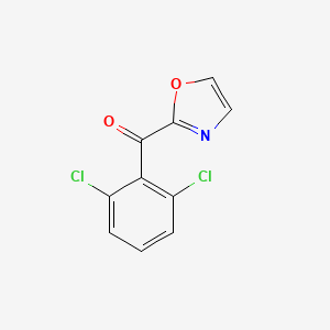 molecular formula C10H5Cl2NO2 B1325412 2-(2,6-二氯苯甲酰)恶唑 CAS No. 898784-24-2
